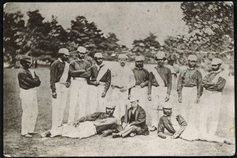 Image of first Aboriginal Australian cricket team 